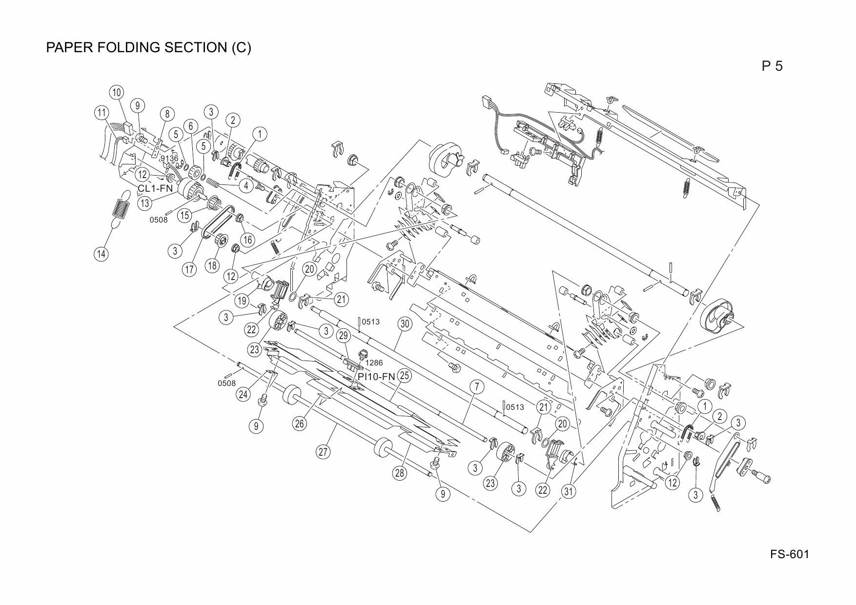 Konica-Minolta Options FS-601 4583812 Parts Manual-3